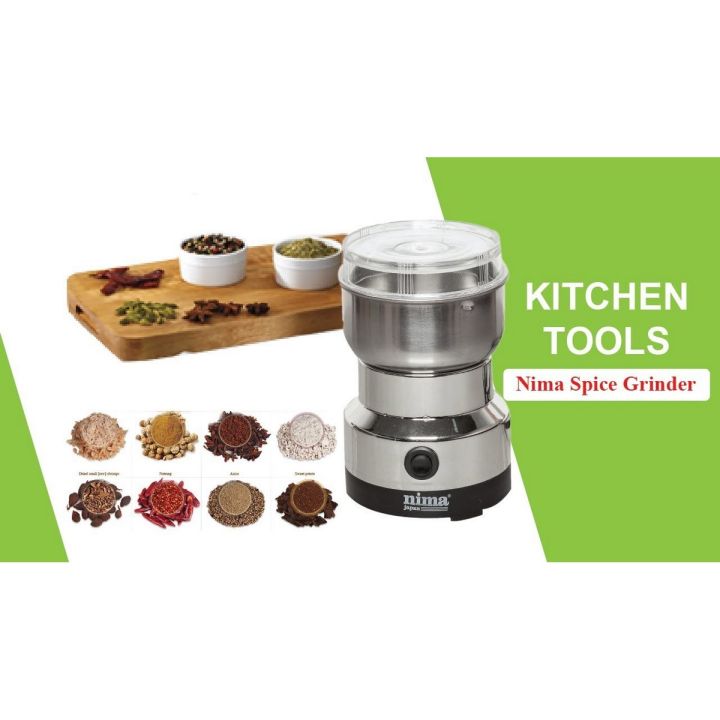 Electric Spice Grinder & Blender | Nuts, Beans, Coffee, Masala Chopper Mixie | 150 Watt Powerful Motor