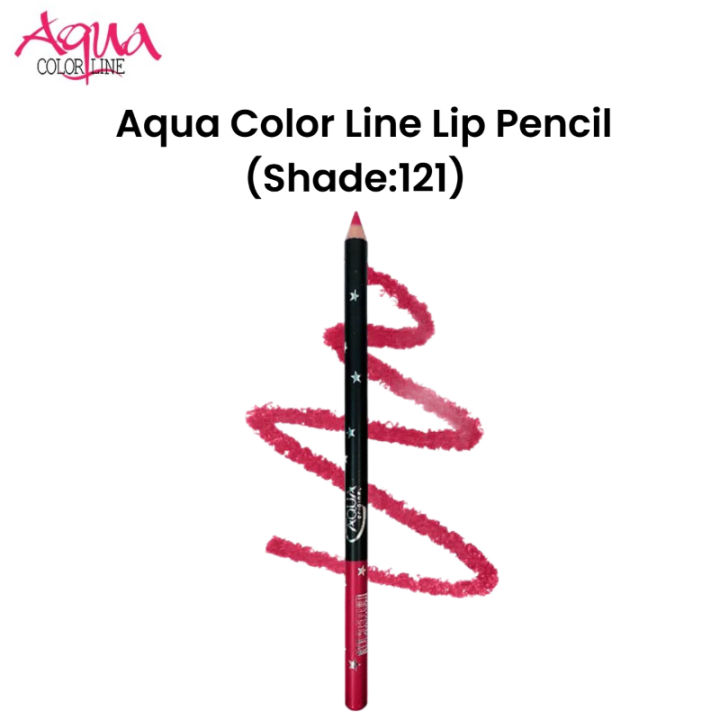 Aqua Color Line Lip Pencil (Shade:121)