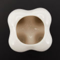 Tooth Shape White Ceramic Flower Pot Modern Design Planter Teeth Model Mini Desktop Pot Creative Gift(without plants). 