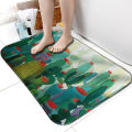 Doormat Anti-shrink Decorative Tropical Cactus Floor Carpet. 