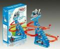 Thomas and Friends Track Train Climbing Stairs Set Thomas Train LED Light Music Rail Kids Train Set Climbing Ladder & Glide ON Track Train. 