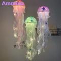 Amamia Jellyfish Lamp Soft Light LED Lamp Hanging Jellyfish Light. 