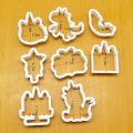 Unicorn Multi Fondant & Cookie Cutter 8Pcs Set. 