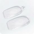 1 Pair 1~3cm Soft Lift Up Portable Height Increase Shoe Insoles Silicone Gel Taller Heel Insert Pad. 
