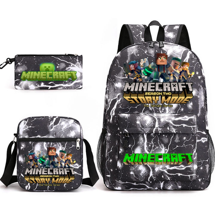 2022%20Top%20Games:%20Minecraft,%20Creeper,%20Backpack,%20Pencil%20Case,%20Shoulder%20Bag,%20Three-Piece%20School%20Bag%20-%20Image%204