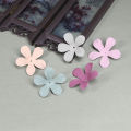 30PCS New Five-petal Rose Flower Handmade Flower DIY Three-Dimensional Flower Fabric Flower Clothes Dress Decoration. 