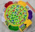 Fishing Game Toy Set with Rotating Board with Music On/Off Switch for Kids. 