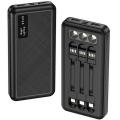 Sovo X19 30000 Mah Power Bank 22.5w Fast Charging 3 Built-in Cable's With Bigger Flashlight Dual Input Micro Type C power bank (Original). 