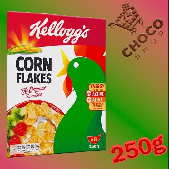 Cereals | Kellogy's Corn Flakes| 100 % original | No artificial color or Flavor | In best & imported quality | 250gram