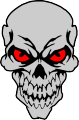 Skull Sticker For Honda 125 (New Tranding). 