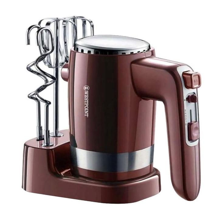 West Point Professional Hand Mixer, WF-9800 (Official Warranty) - Premium Electric Egg Beater Machine Hand Mixer Electric Food Mixer Handheld Egg Beater Blender Cake Beater Coffee Beater Mixer | Quality Product