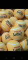 Pack of 12 Shine Tennis Balls For Tape Ball Cricket and Tennis. 