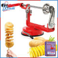 Online Karachi - 1 Pc Potato Twister Potato Slicer Stainless Steel Kitchen Accessories Tornado Slicer Manual Cutter Spiral Chips. 