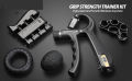 Histro Counting  Hand Grip Set Of 5 Strength, Adjustable Resistance 5-60KG Adjustable Resistance Automatic Non-Slip Counting Hand Exerciser Grip Strengthener-Slip Grip Strength Trainer. Enhance Hand Grip,Hand Rehabilitation. 