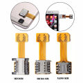 Card Extender Hybrid Dual SIM Card Adapter Sim Extension Cable Slot Durable For Mobile Phone Android Accessories. 