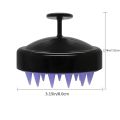 Pack of 2 Hair oil applicator comb bottle with Silicone Scalp Massage Shampoo Brush Scalp Hair Scrubber. 