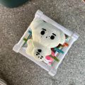 Kpop Idol SUNGHOON Plush Doll Enhypen Stuffed White Dog with Bag. 