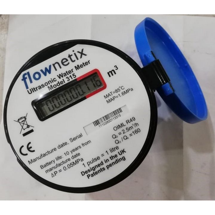 1/2" Flow Meter Ultrasonic Digital Flow Meter Pulse Output Gauge For Liquid Water