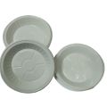 50pcs Disposable Plastic Plates Multi Sizes Small Medium and Large Disposable Plastic Plates. 