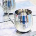 Stainless steel mug. 