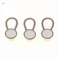 10 Pack Metal Collar Button Extender for Shirt Dress Tuxedo Coat Pants Black. 