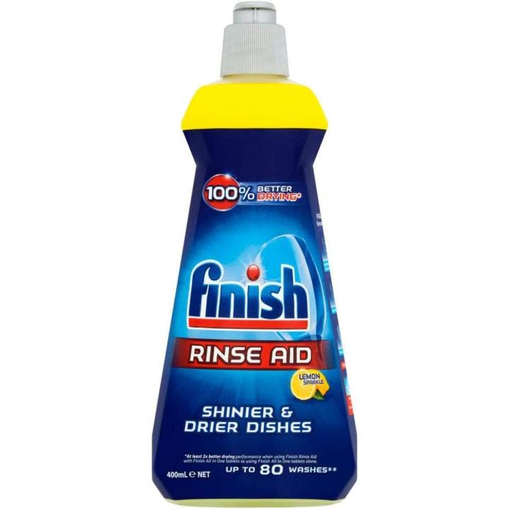 Finish Shine & Dry Rinse Aid Lemon Sparkle (400ml)