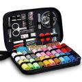 98pcs Sewing Kit, Portable Sewing Kit Box Sewing Supplies Accessories With 24Pcs Thread Spools, Scissors, Thread Needles ,Tape Measure For DIY. 