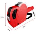 Price Tag Machine 8 Digits Labeller Machine - Multi colors. 