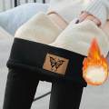 Fleece Lined Leggings Women High Waisted Thick Warm Pants Thermal Casual Legging , XXXL. 