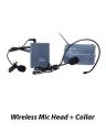 Wireless Headgear + Collar Microphone -  Lapel Mic (SH-600). 