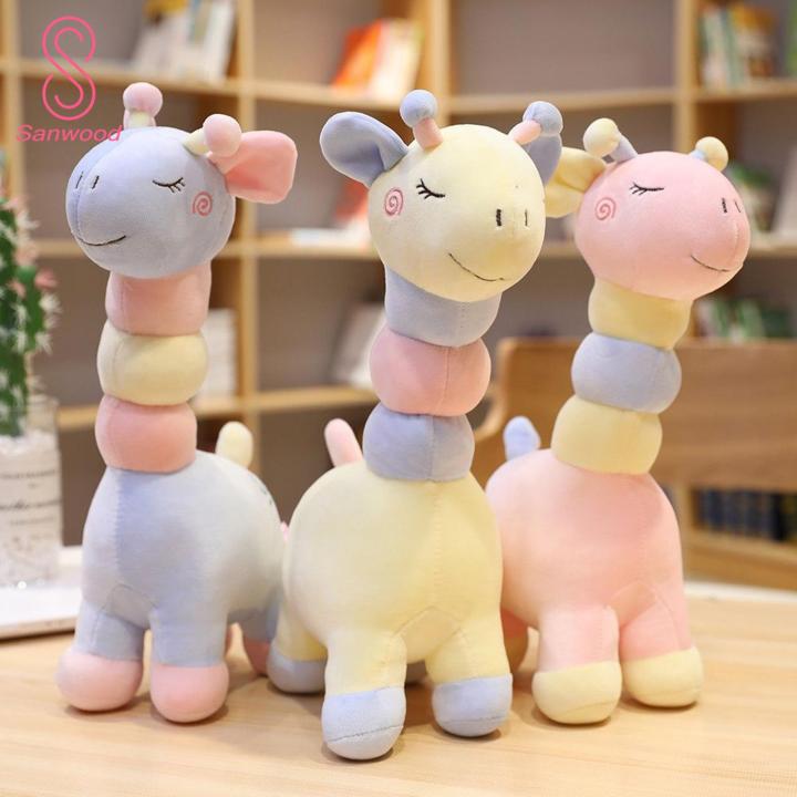 Adorable Plush Giraffe Adorable Colorful Giraffe Plush Toy Soft Stuffed Animal for Kids Home Decoration Perfect Gift for Girlfriend's Birthday Buy
