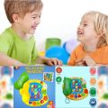 Musical Baby Toy Phone for Kids with Light and Sound, Animal Phone, Educational Interactive Piano with 19 Keys. 