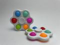 Pop It Fidget Spinners Toy, Sensory Poppit Fidget Toys, Fidget Spiner For Stress Relief, Fidget Party Favors for Kids And Adults. 