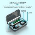 F9 True Wireless Earphones – Bluetooth Headphones with LCD Display & Charging Case. 