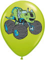 SAKURA New Blaze Monster Balloons 12inch Balls Machines Race Car Latex Ballons Birthday Party Decoration Kids Boy SUV Toy Cars Globos. 