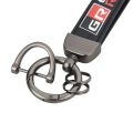 For Toyota Trd Corolla Rav4 Yaris Chr Hilux Prius Camry GR SPORT GAZOO RACING Badge Car Key Chain Key Anti Loss Rope. 