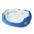 Fleece Samoyed Huskie Pet Dog Cat Sleeping Bed Cushion Pad Blanket Nest Seat. 