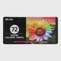 Qili Water Color Pencils Tin Packing with Free Brush For Artists and Beginners 72 pcs. 