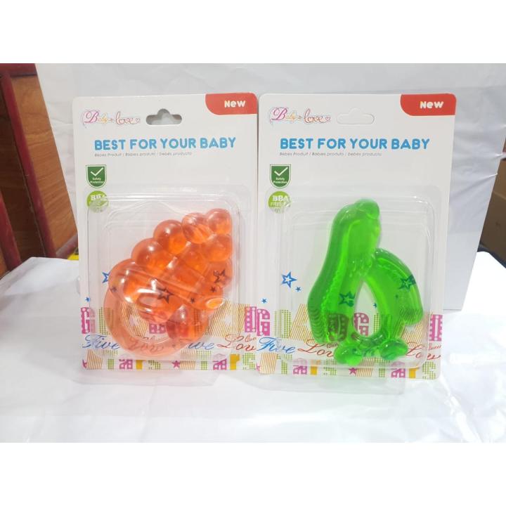 Water Teether Soft Silicone Material BPA Free Different Shape For Baby Attraction