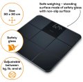 Beurer GS 235 glass bathroom scale. 