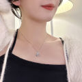 Spice girl temperament pendant jewelry wholesale niche ins style clavicle chain bow flower light luxury color preservation necklace women. 