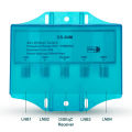 100% Original Neoset Waterproof 4x1 With 5 RG7 Connectors DiSEqC Satellite Lnb Switch & Satellit Receiver. 