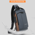 Bagzillas: Men's Anti-theft Waterproof Cross body Bag For Girls Cross Body Bag For Men Chest Shoulder Messenger Backpack USB Port With Num Lock Crossbody Bag. 