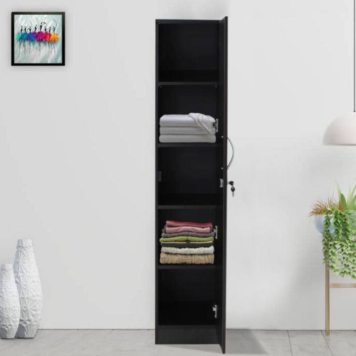 Wood%20Cupboard%20Wood%20Almirah%205%20Shelves%20With%20Door%20Storage%20Cabinet,%20Cupboard%20Almari%20-%20Image%203
