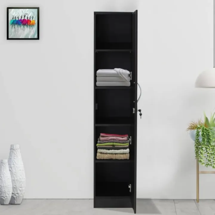 Wood%20Cupboard%20Wood%20Almirah%205%20Shelves%20With%20Door%20Storage%20Cabinet,%20Cupboard%20Almari%20-%20Image%203