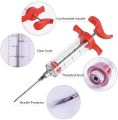 Marination Injection - Stainless Steel BBQ Seasoning Injector (Flavor Injector) - 1 Piece. 