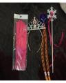 Anna Frozen Accessories Set - Multicolor , Disney Frozen hair accessories , Disney princess hair accessories , Hair clips for girls,. 