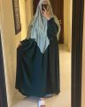 KK Hijab | 3 layers khimar abeera with extra | Preium Quality best stuff eith extra naqab | Also eyes covering optional. 