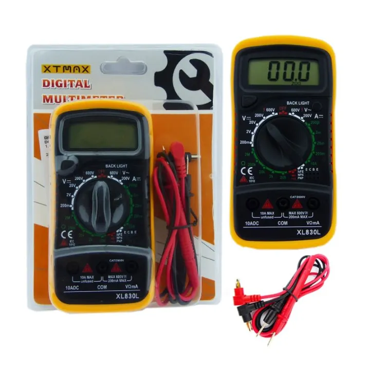 XTMAX%20XL830L%20Digital%20Multimeter,%20Multi%20Meter%20Manual%20Ranging%20Includes%20Volt%20Meter%20Digital,%20Ammeter,%20Ohmmeter%20with%20Backlight%20LCD%20-%20Image%209