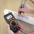 Tacklife DM02A Classic Digital Multimeter 2000 Counts Auto-Ranging Non Contact Voltage Multi Meter with LCD Backlight Volt Amp Ohm Diode and Continuity Test. 